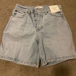 Abercrombie Dad Shorts 7 Inch Curve Love